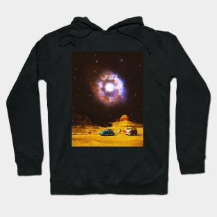 Eye Of The Star - Space Collage, Retro Futurism, Sci-Fi Hoodie